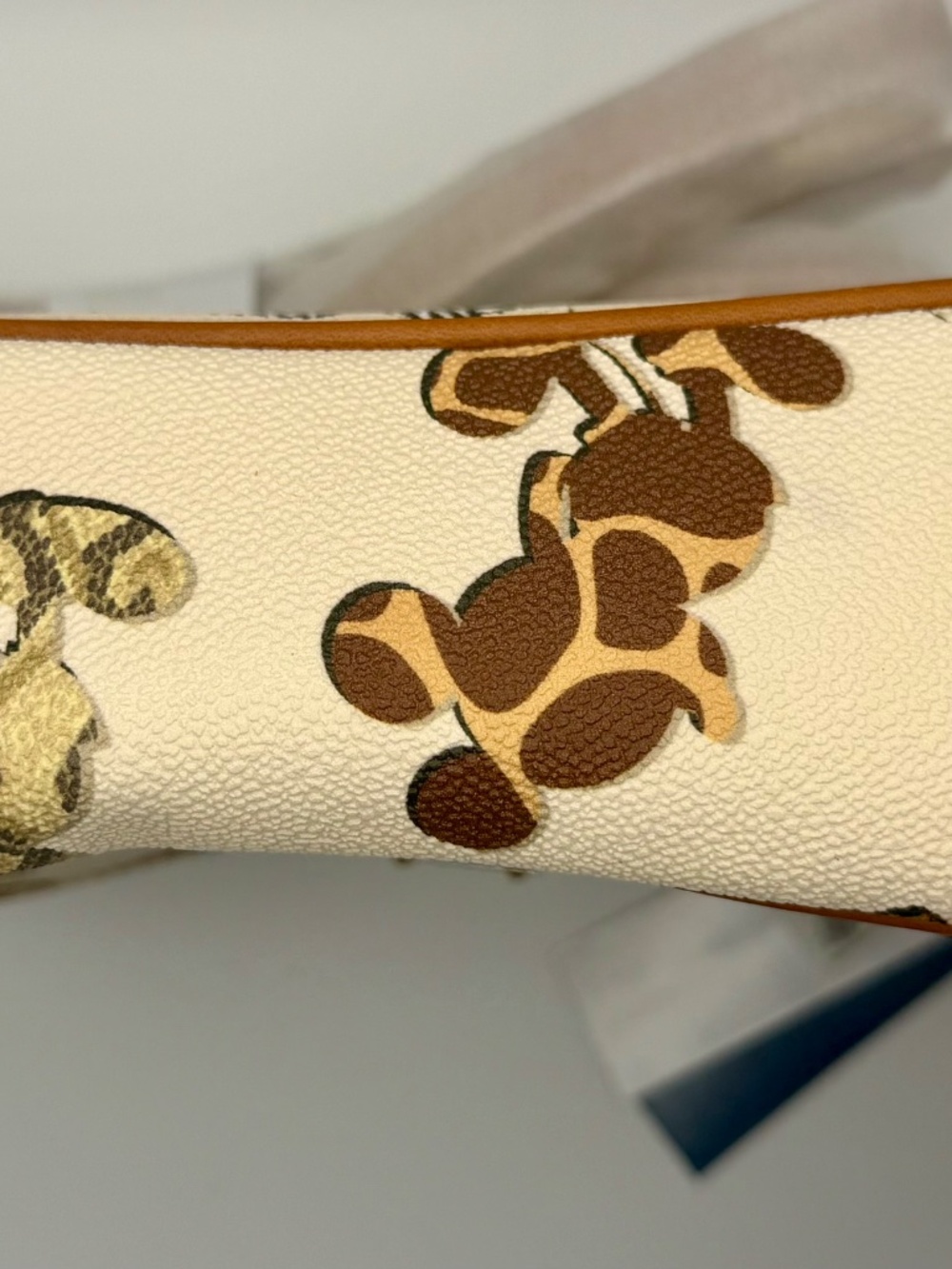 "NWT Dooney & Bourke Mickey Mouse Animal Print Crossbody Limited Release " - Picture 3 of 4